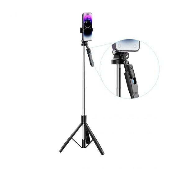 XO selfie stick/tripod Bluetooth SS15 180cm black