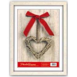 Ξύλινη Κορνίζα Μ482Β 13x18 Λευκή (21mm)