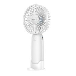 Yesido Mini Handheld Fan with Phone Stand 3x Speed Levels Low Noise 1200mAh White