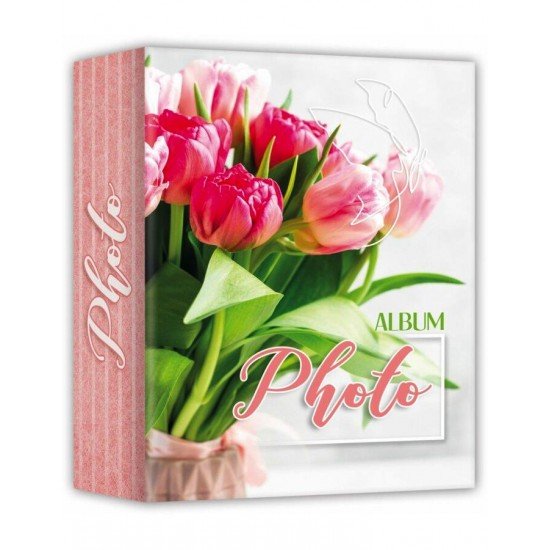 ZEP Pink Flowers AV46100 Άλμπουμ με θήκες για 100 φωτογραφίες