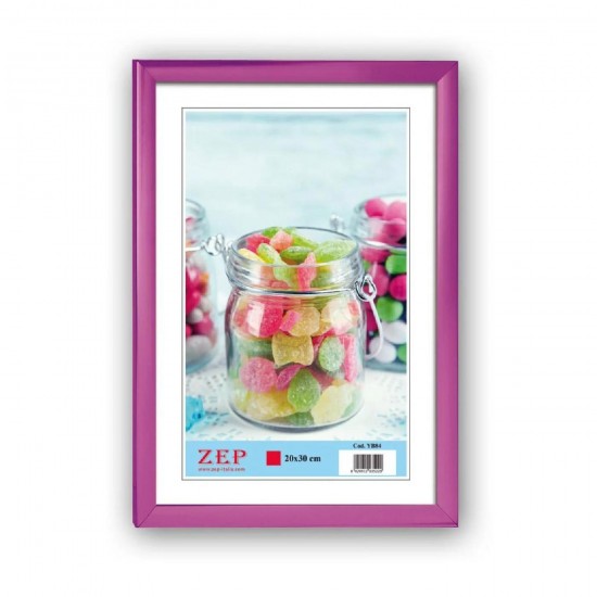 ZEP Πλαστική Κορνίζα 13x18cm Μωβ (YB82)