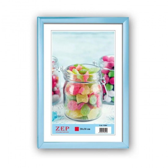 ZEP Πλαστική Κορνίζα 15x20cm Γαλάζιο (YB83)
