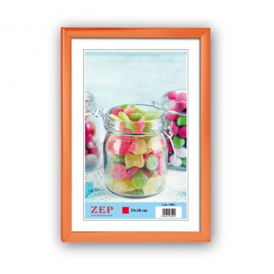 ZEP Πλαστική Κορνίζα 15x20cm Πορτοκαλί (YB83)
