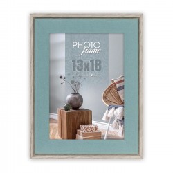 ZEP Ξύλινη Κορνίζα Bochum Β 15x20cm Πράσινο-Καφέ