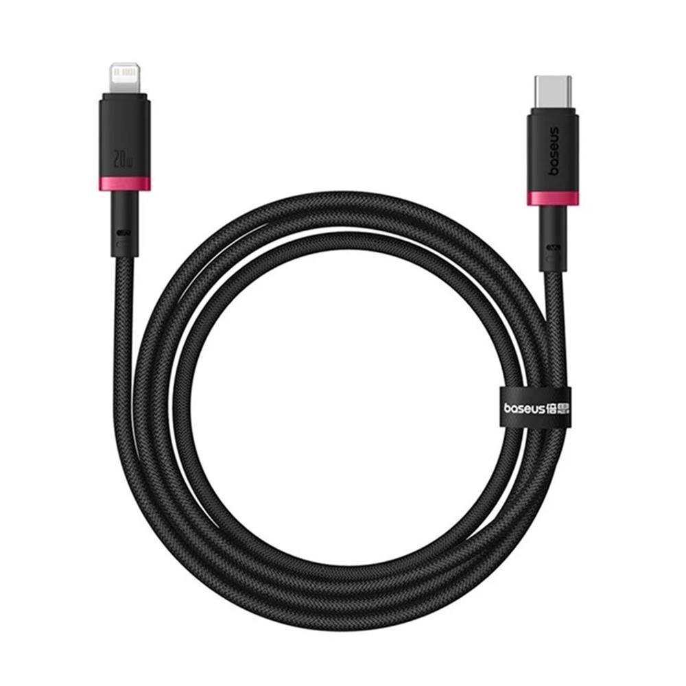 Baseus Data Cable Dura Series Type-C To Lightning Fast Charging Pd 20W Nylon 2M Red/black