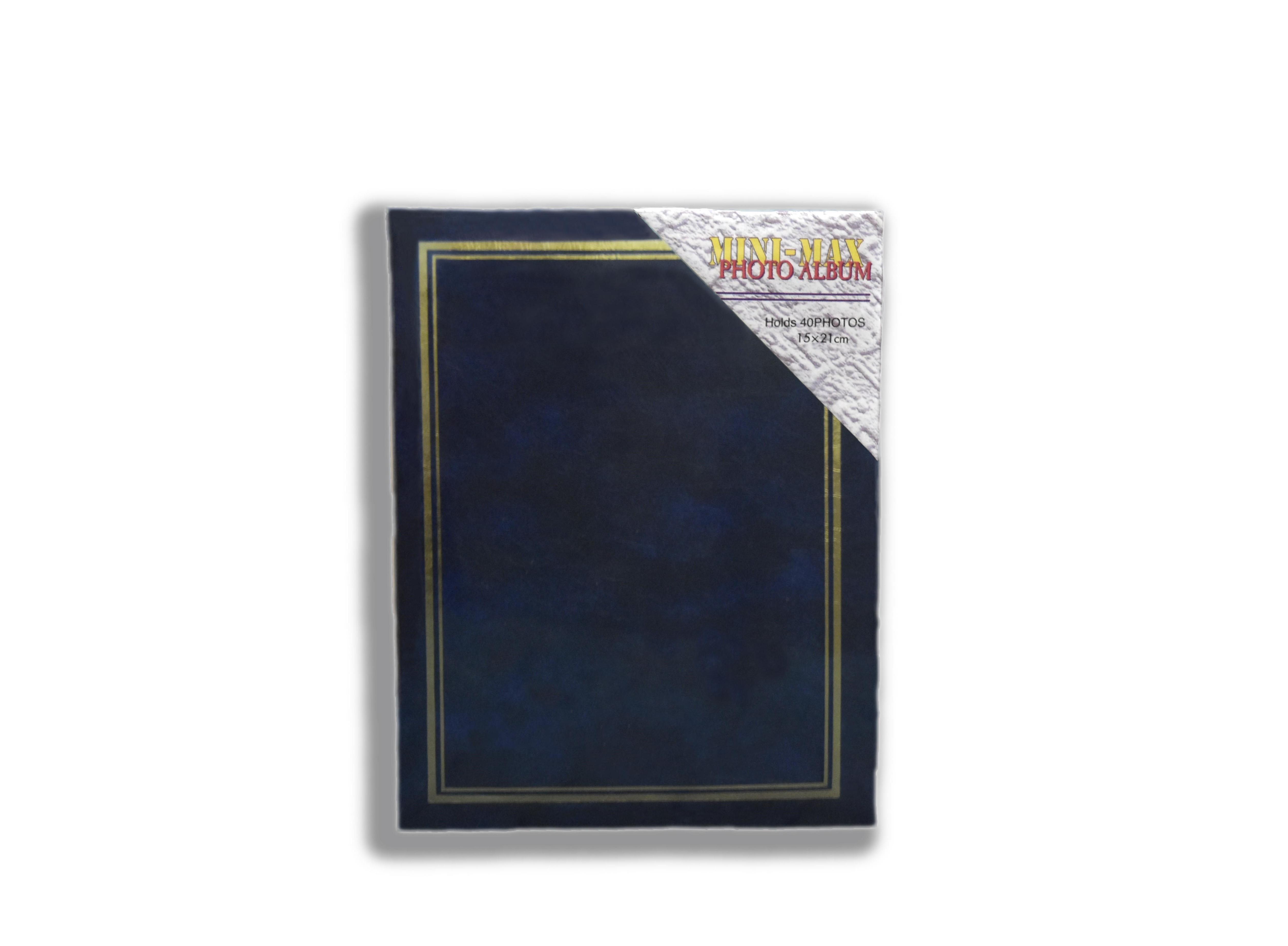Mini Άλμπουμ Με Θήκες 15X21 Για 40 Φωτογραφίες (Μπλε)