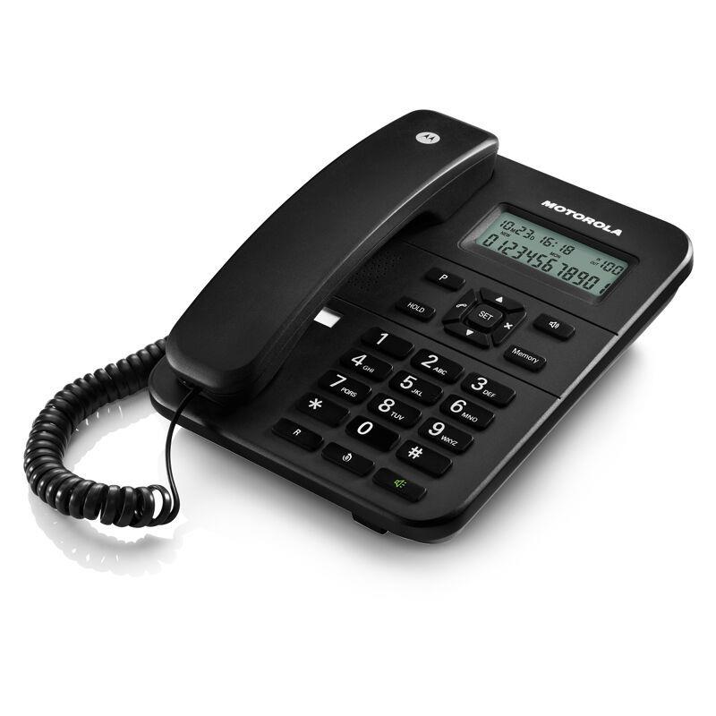 Motorola Ct202 Ενσύρματο Τηλέφωνο Black