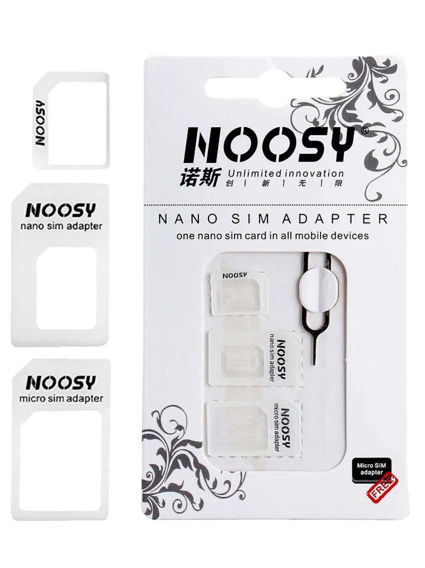 Noosy Nano Sim και Micro Sim Adapter Set. Λευκό