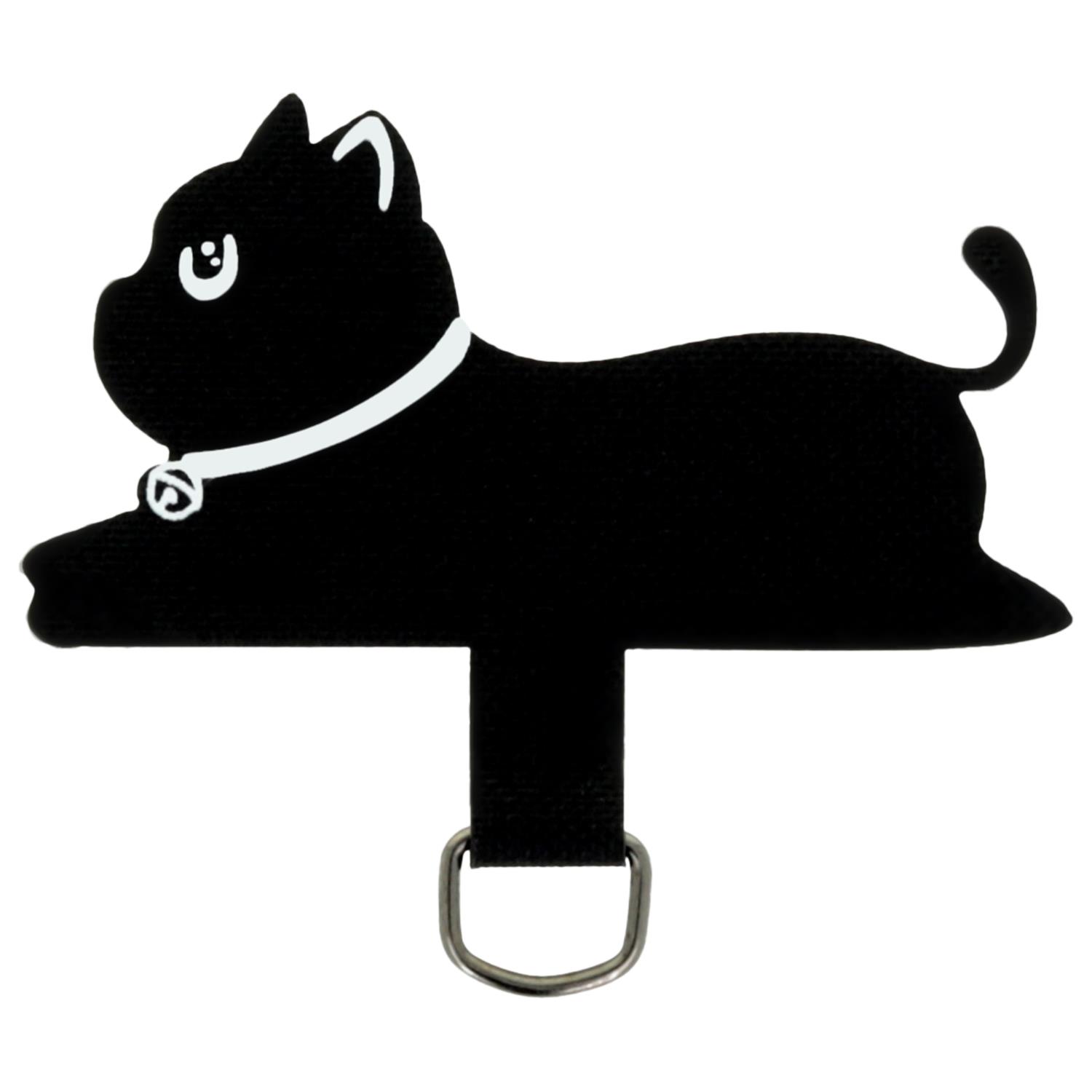 Oem Ανταλλακτικό Pad Λουράκι Λαιμού Nylon Cat Black