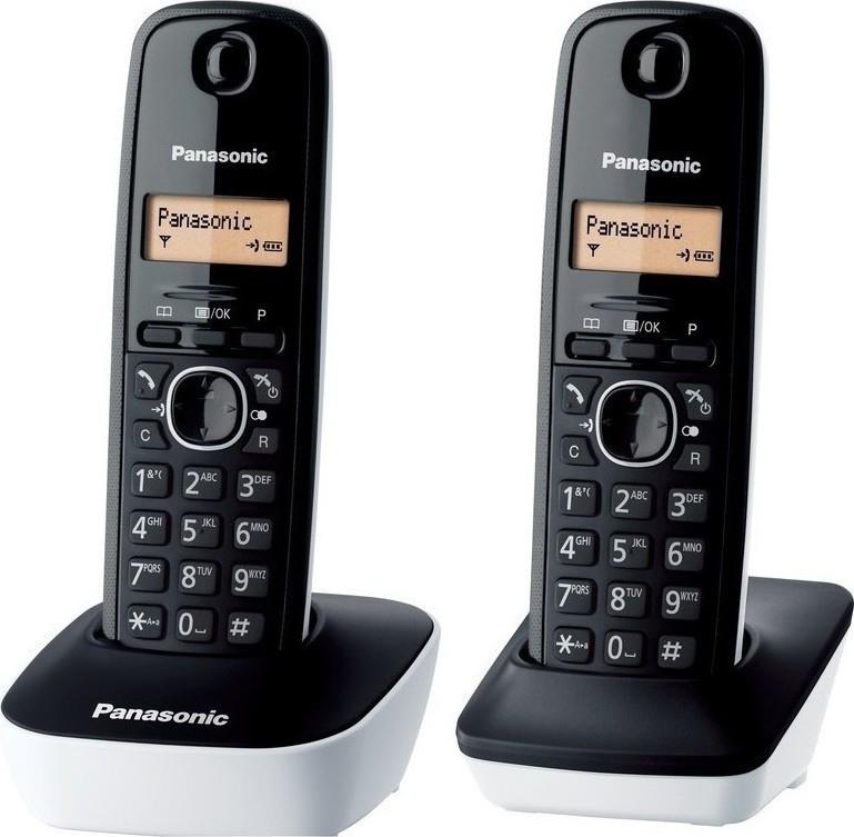 Panasonic  Kx-Tg1612 Διπλό Ασύρματο Black/white