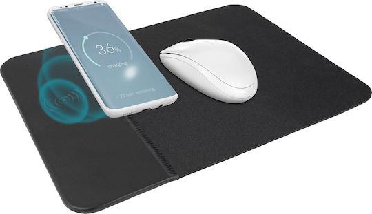 Setty Mouse Pad Με Ασύρματο Φορτιστή 10W Μαύρο