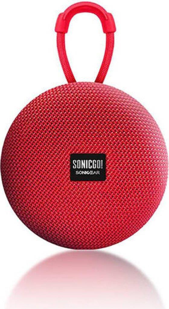 Sonic Gear Sonicgo 2 Ηχείο Bluetooth 5W Με Ραδιόφωνο Κόκκινο