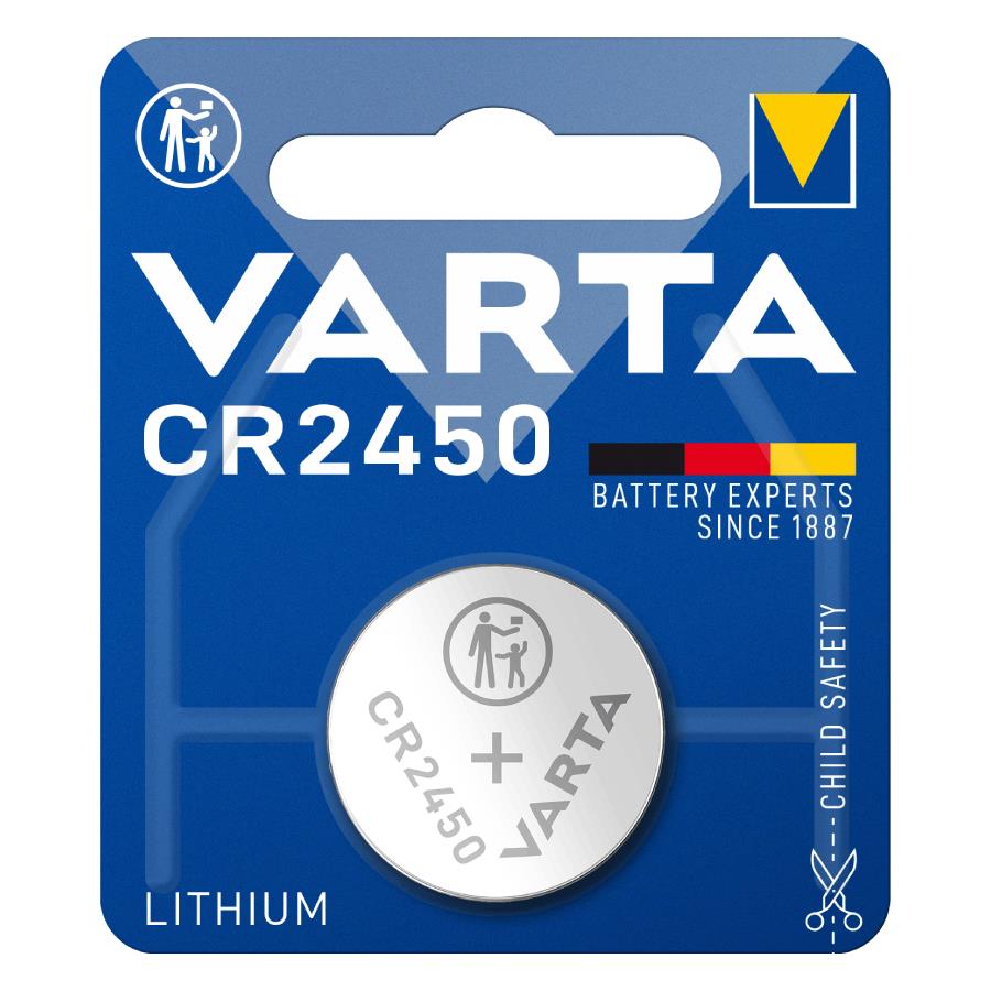 Varta Μπαταρία Λιθίου Ρολογιών Cr2450 3V 1Τμχ